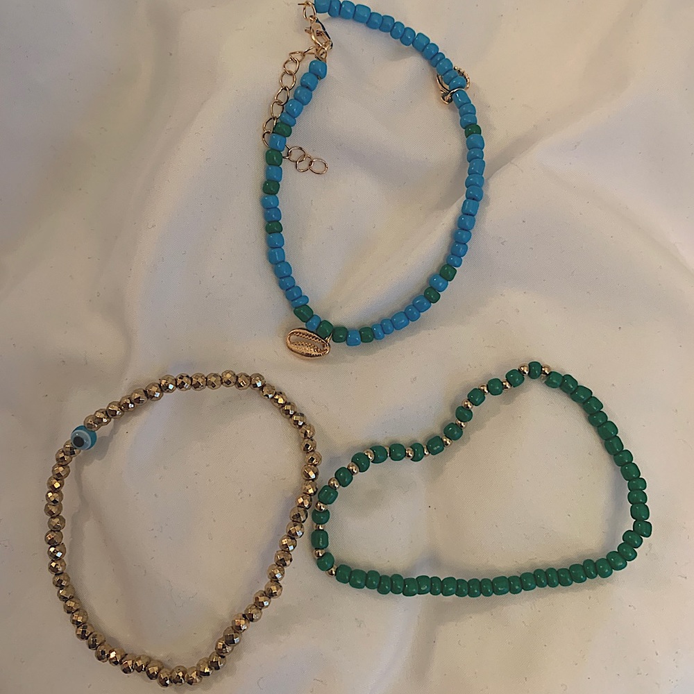 3 piece Anklet/Bracelet set